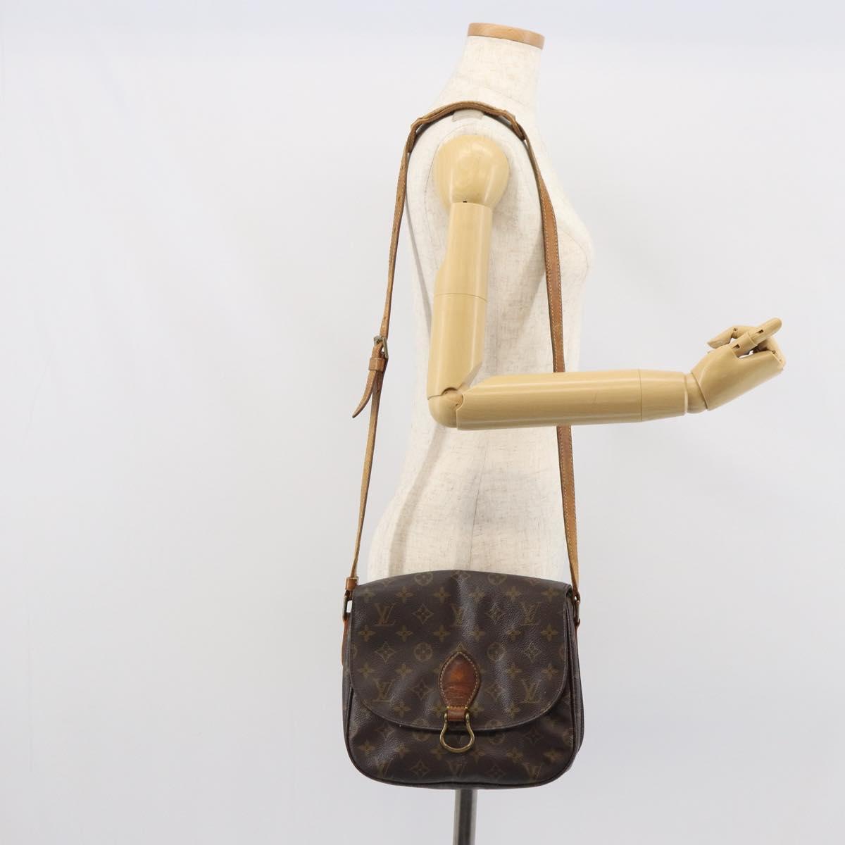 LOUIS VUITTON Monogram Saint Cloud GM Shoulder Bag M51242 LV Auth 164599