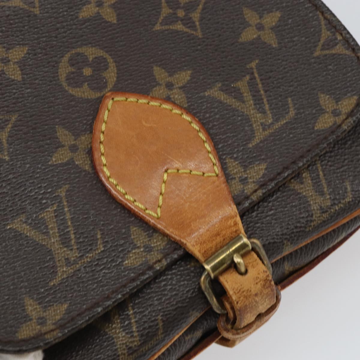 LOUIS VUITTON Monogram Cartouchiere PM Shoulder Bag M51254 LV Auth 164610