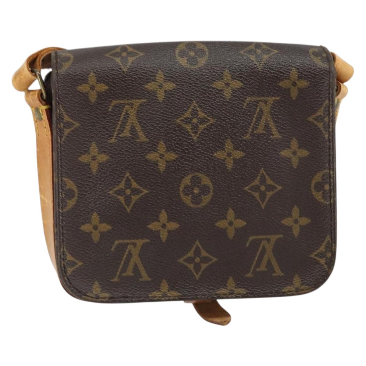 LOUIS VUITTON Monogram Cartouchiere PM Shoulder Bag M51254 LV Auth 164610