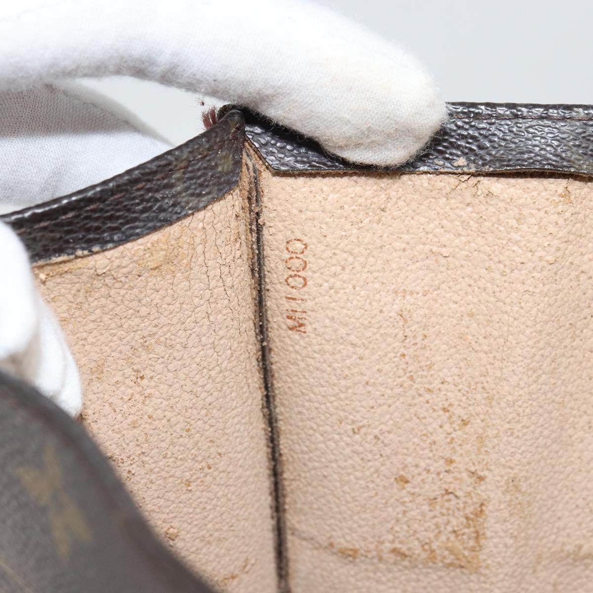 LOUIS VUITTON Monogram Sac Plat Hand Bag M51140 LV Auth 164613
