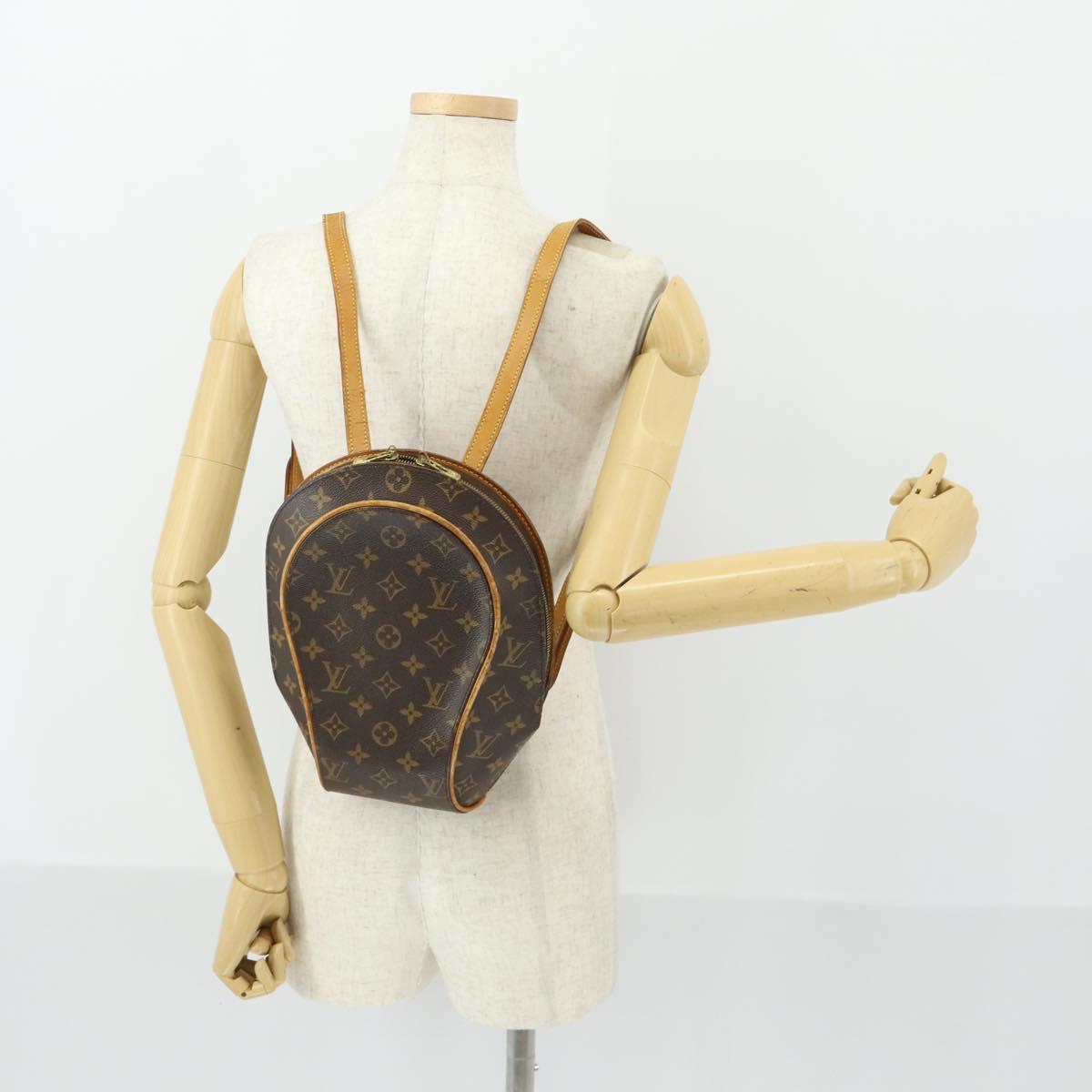 LOUIS VUITTON Monogram Ellipse Sac A Dos Shoulder Bag M51125 LV Auth 164622