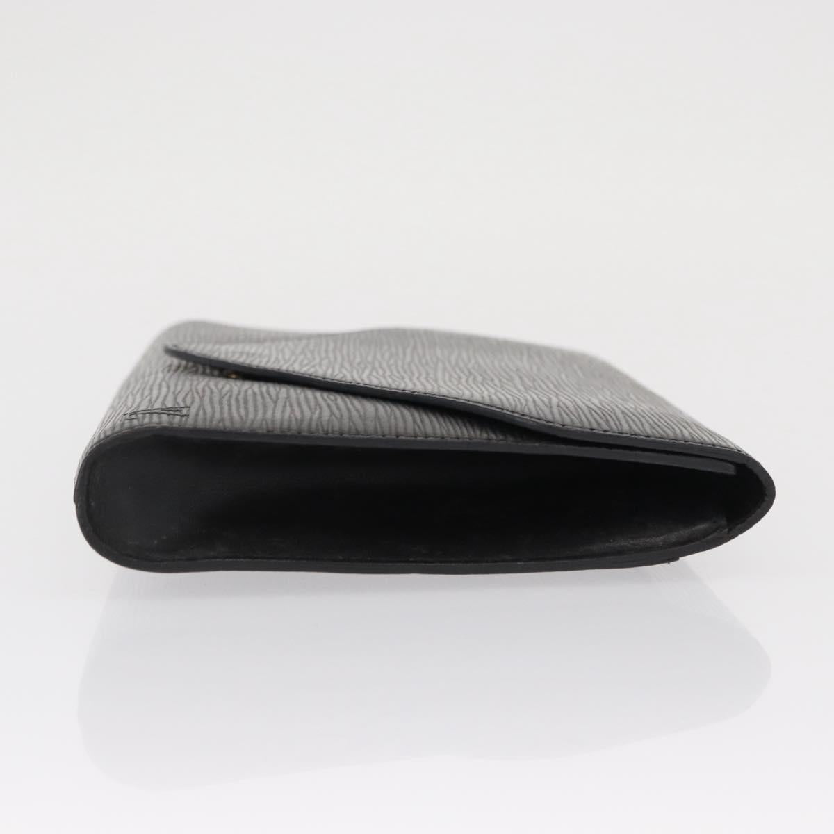 LOUIS VUITTON Epi Art Deco Clutch Bag Black M52632 LV Auth 164629