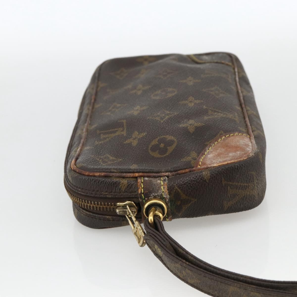 LOUIS VUITTON Monogram Clutch Bag 3 Set LV Auth 164632