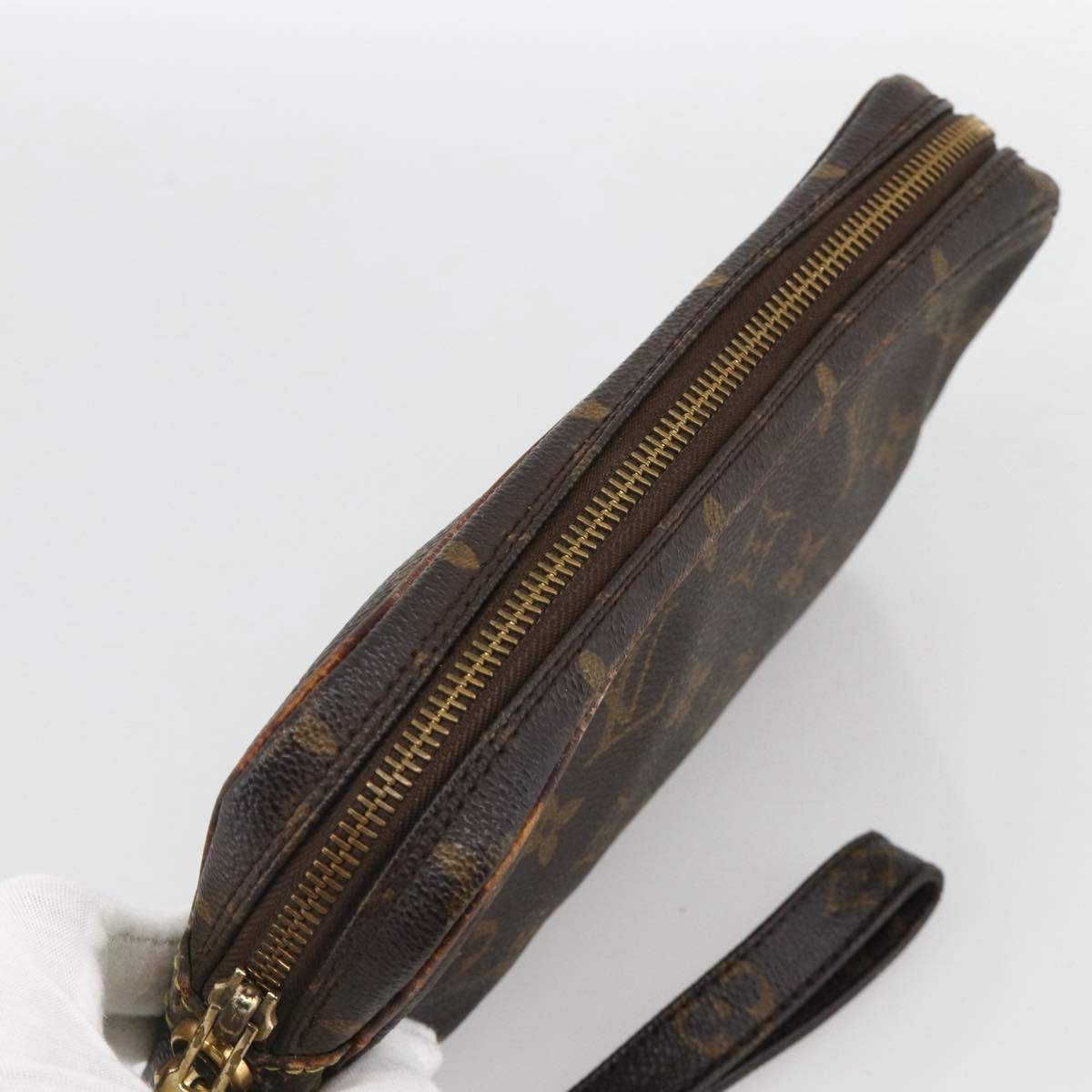 LOUIS VUITTON Monogram Clutch Bag 3 Set LV Auth 164632