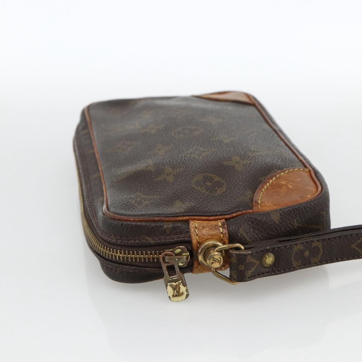 LOUIS VUITTON Monogram Clutch Bag 3 Set LV Auth 164632