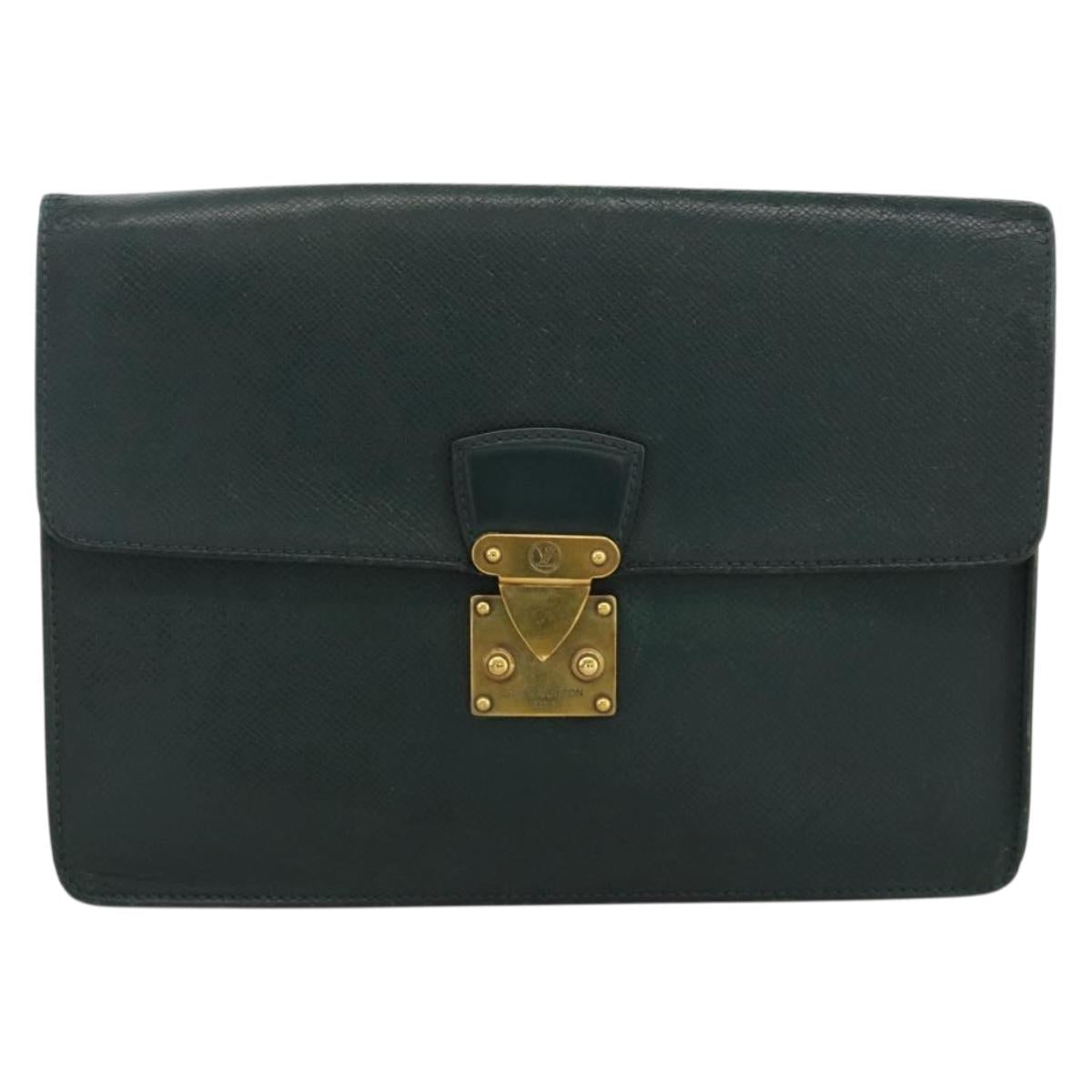 LOUIS VUITTON Monogram Taiga Clutch Bag 3 Set Epicea LV Auth 164636