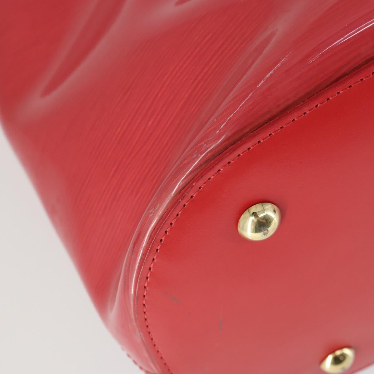 LOUIS VUITTON Epi Plage Lagoon bay Tote Bag Red M92150 LV Auth 164675