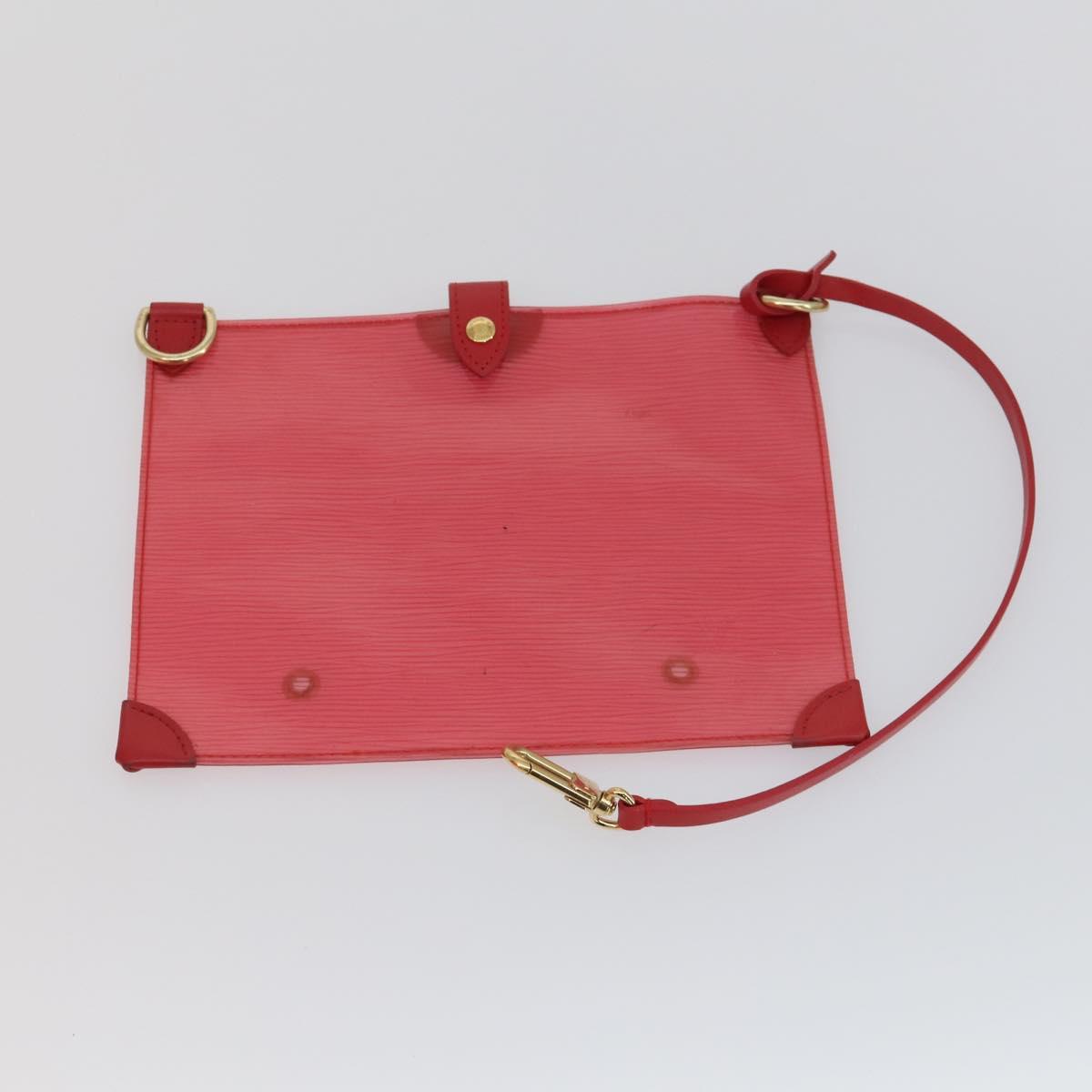 LOUIS VUITTON Epi Plage Lagoon bay Tote Bag Red M92150 LV Auth 164675