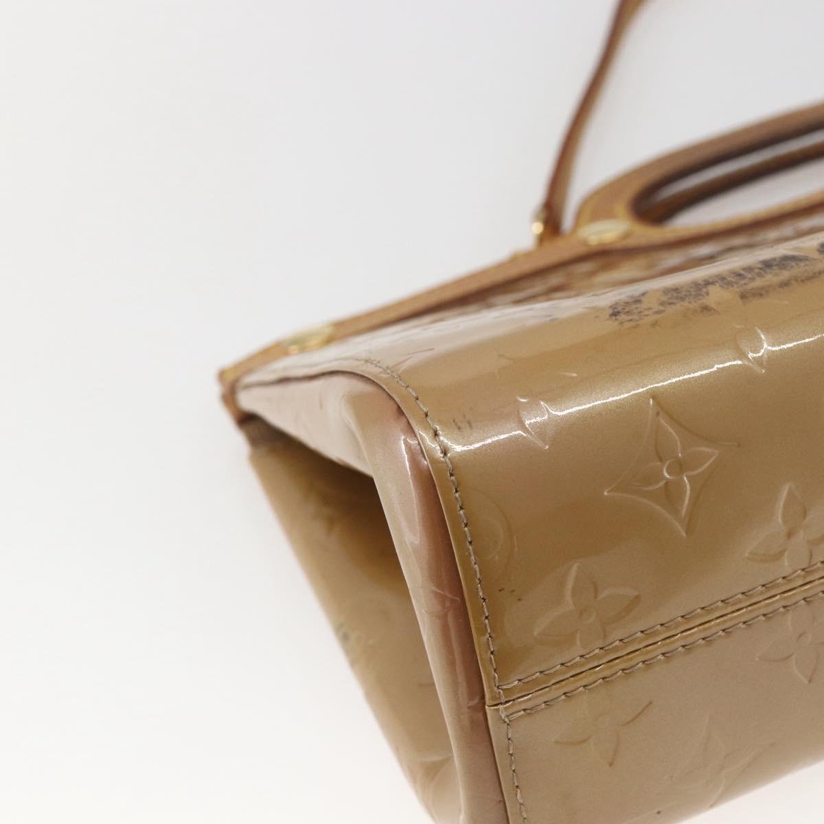 LOUIS VUITTON Monogram Vernis Roxbury Drive Bag 2Way Noisette M91372 Auth 164676