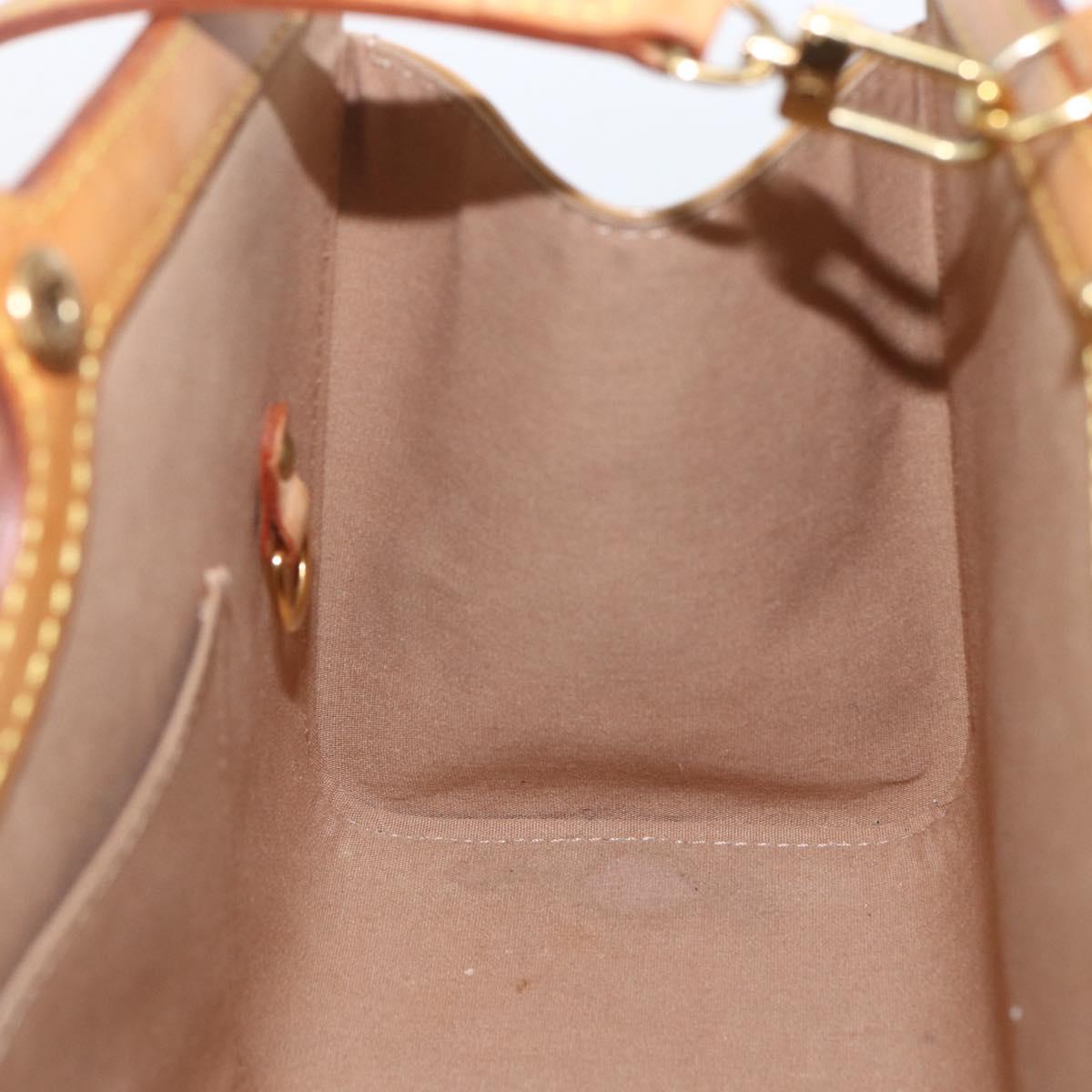 LOUIS VUITTON Monogram Vernis Roxbury Drive Bag 2Way Noisette M91372 Auth 164676
