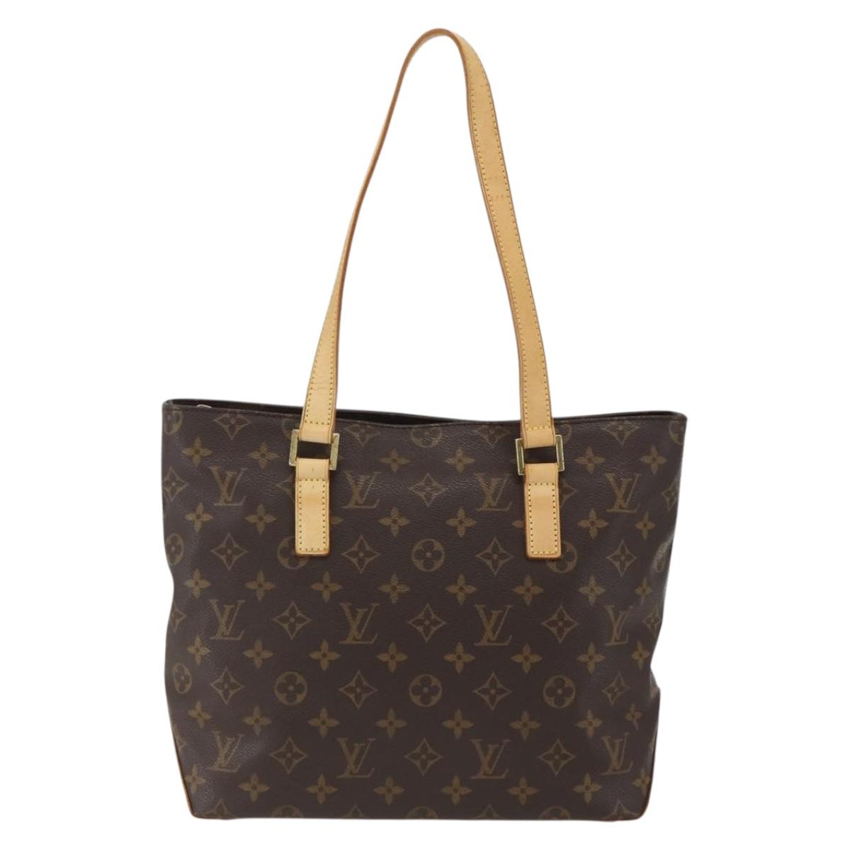 LOUIS VUITTON Monogram Cabas Piano Tote Bag M51148 LV Auth 164679