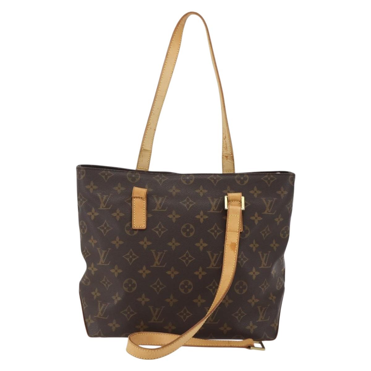 LOUIS VUITTON Monogram Cabas Piano Tote Bag M51148 LV Auth 164679