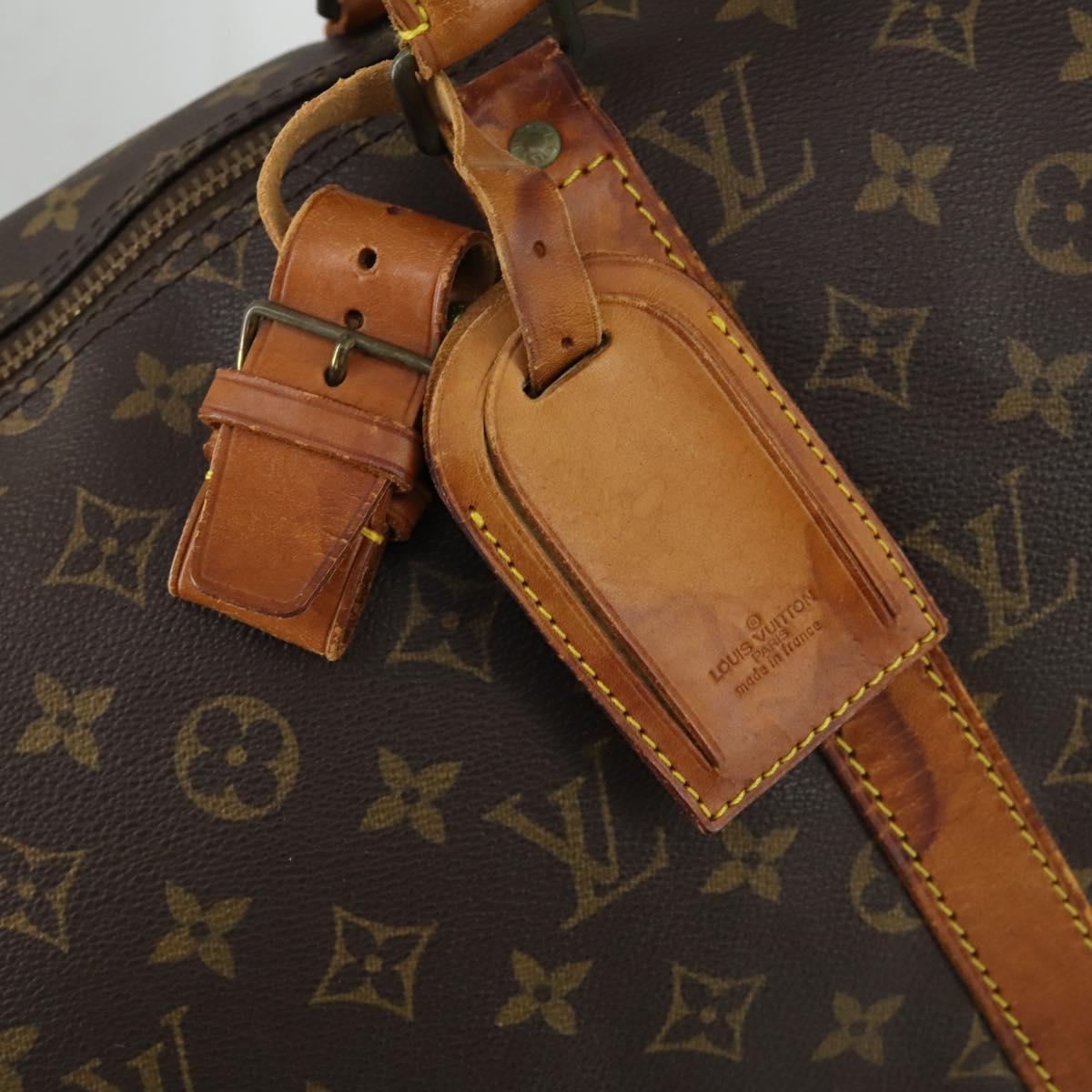 LOUIS VUITTON Monogram Keepall 50 Boston Bag M41426 LV Auth 164682