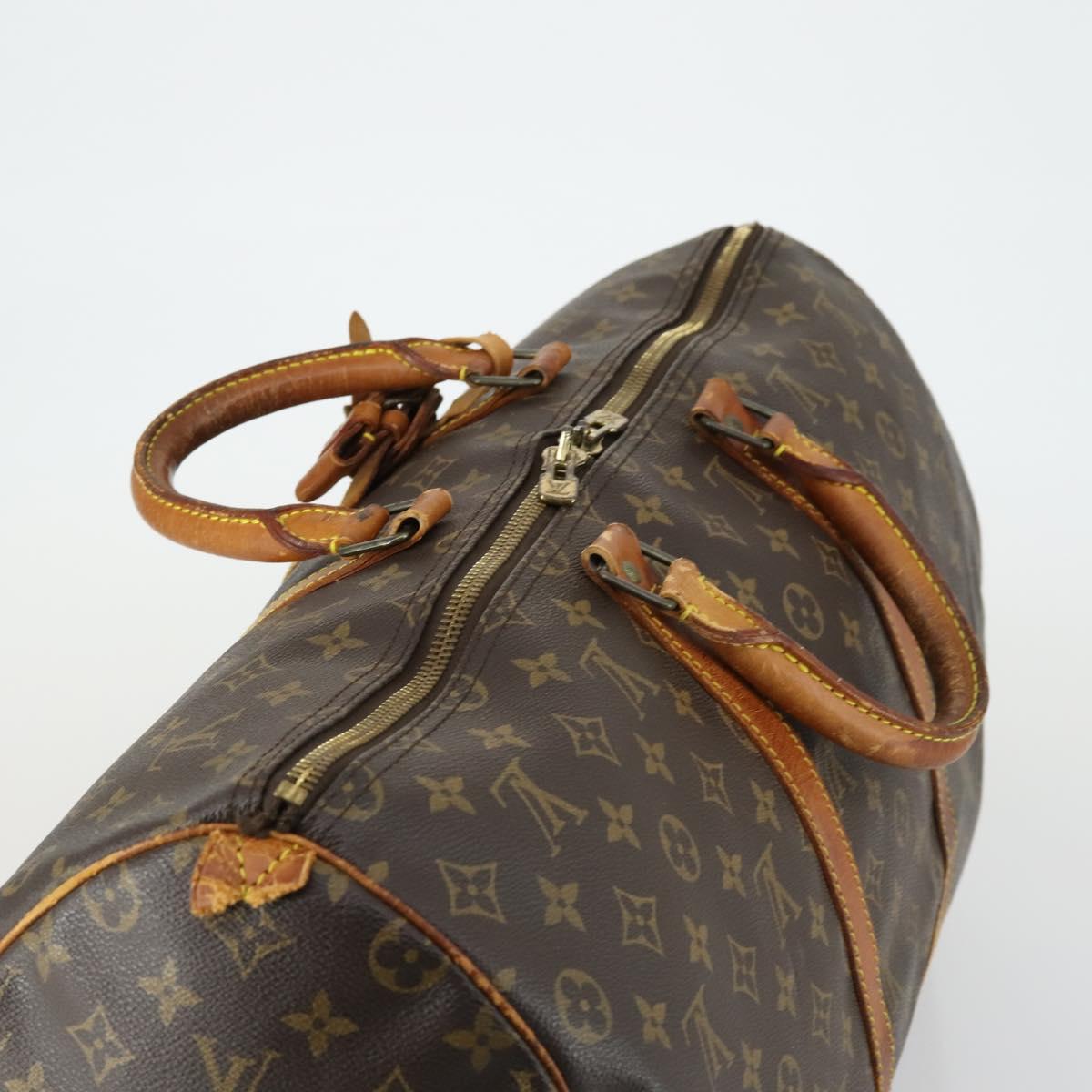LOUIS VUITTON Monogram Keepall 50 Boston Bag M41426 LV Auth 164682