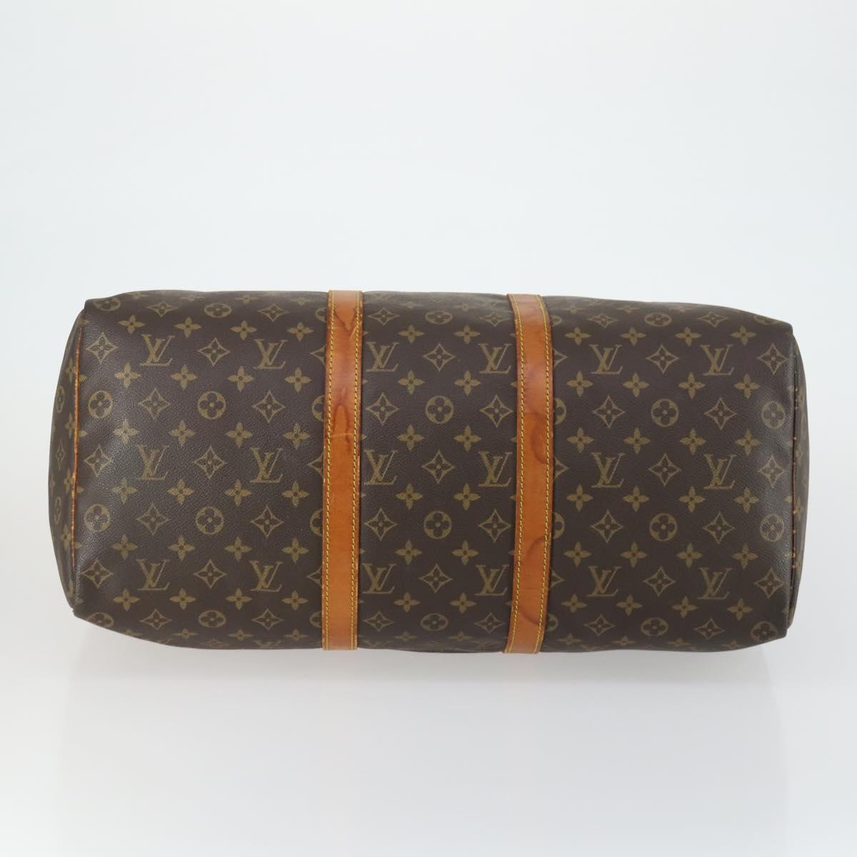 LOUIS VUITTON Monogram Keepall 50 Boston Bag M41426 LV Auth 164682