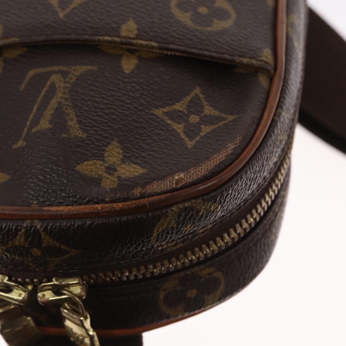 LOUIS VUITTON Monogram Pochette Gange Shoulder Bag M51870 LV Auth 164689