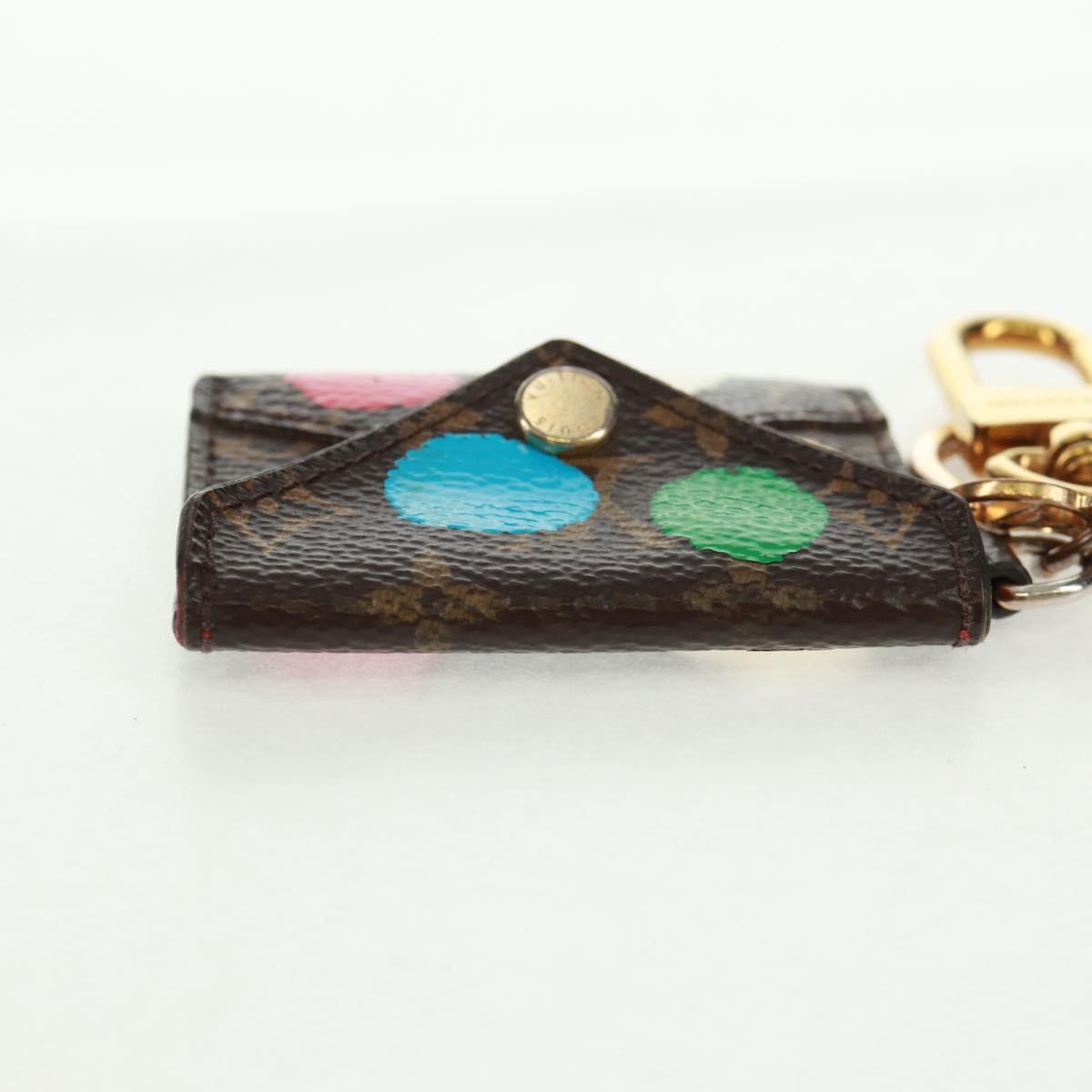 LOUIS VUITTON Yayoi Kusama Porte Cles Kirigami Painted Dots M01209 Auth 164694M