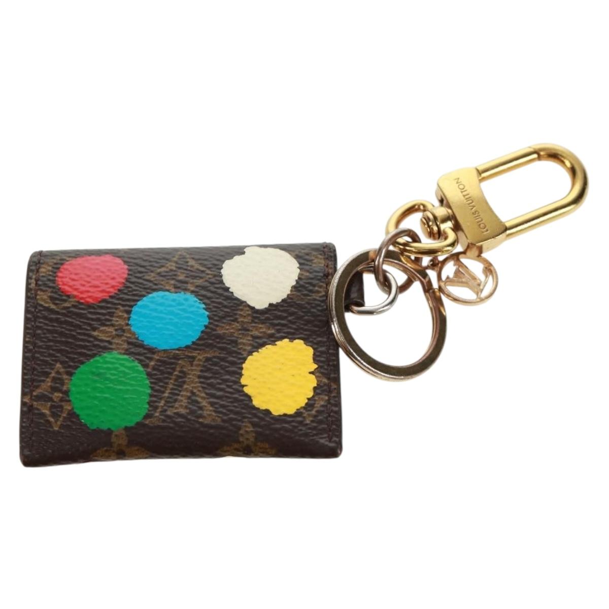 LOUIS VUITTON Yayoi Kusama Porte Cles Kirigami Painted Dots M01209 Auth 164694M
