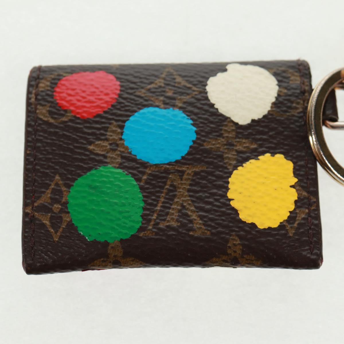 LOUIS VUITTON Yayoi Kusama Porte Cles Kirigami Painted Dots M01209 Auth 164694M