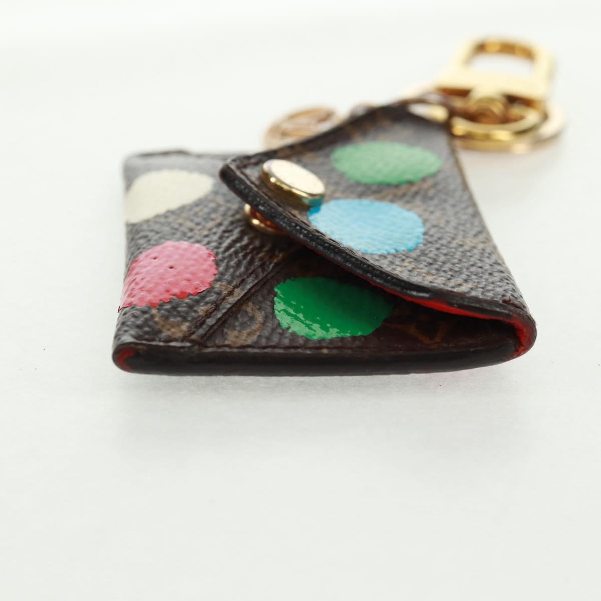 LOUIS VUITTON Yayoi Kusama Porte Cles Kirigami Painted Dots M01209 Auth 164694M
