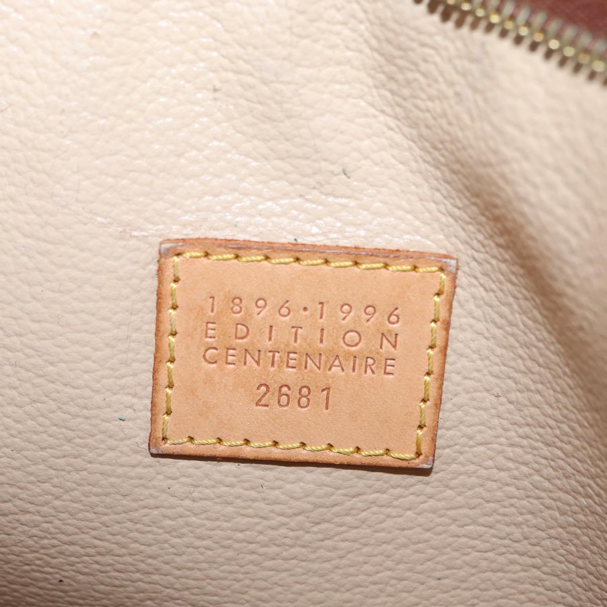 LOUIS VUITTON Damier Ebene Poche Toilette 26 Pouch N47543 LV Auth 164696