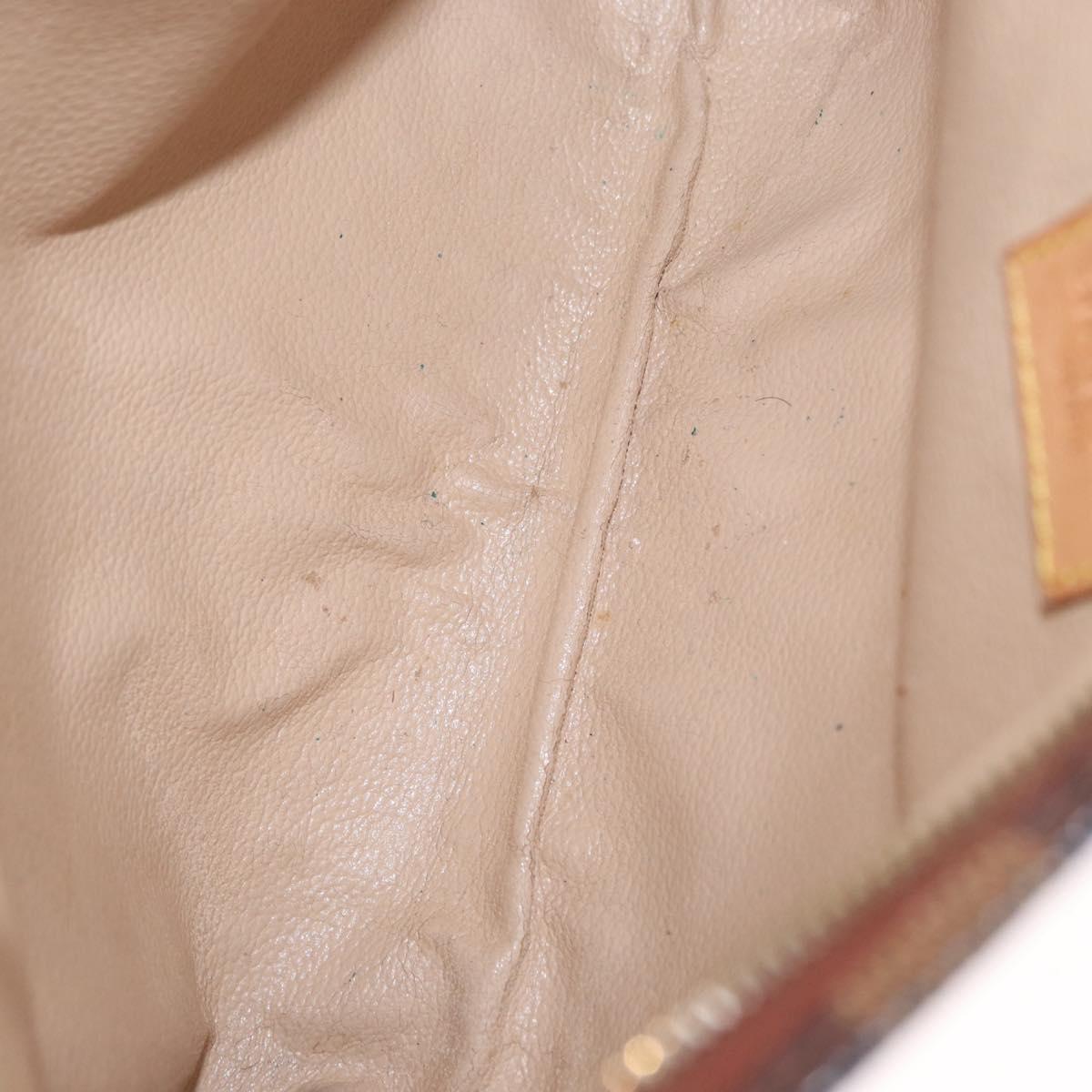 LOUIS VUITTON Damier Ebene Poche Toilette 26 Pouch N47543 LV Auth 164696