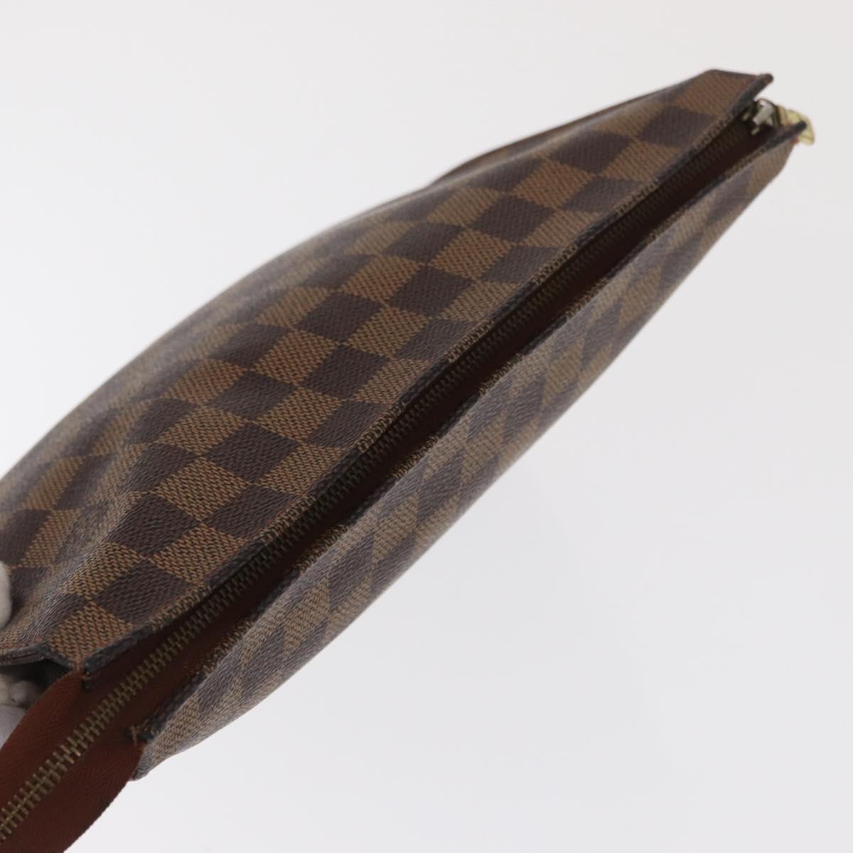 LOUIS VUITTON Damier Ebene Poche Toilette 26 Pouch N47543 LV Auth 164696