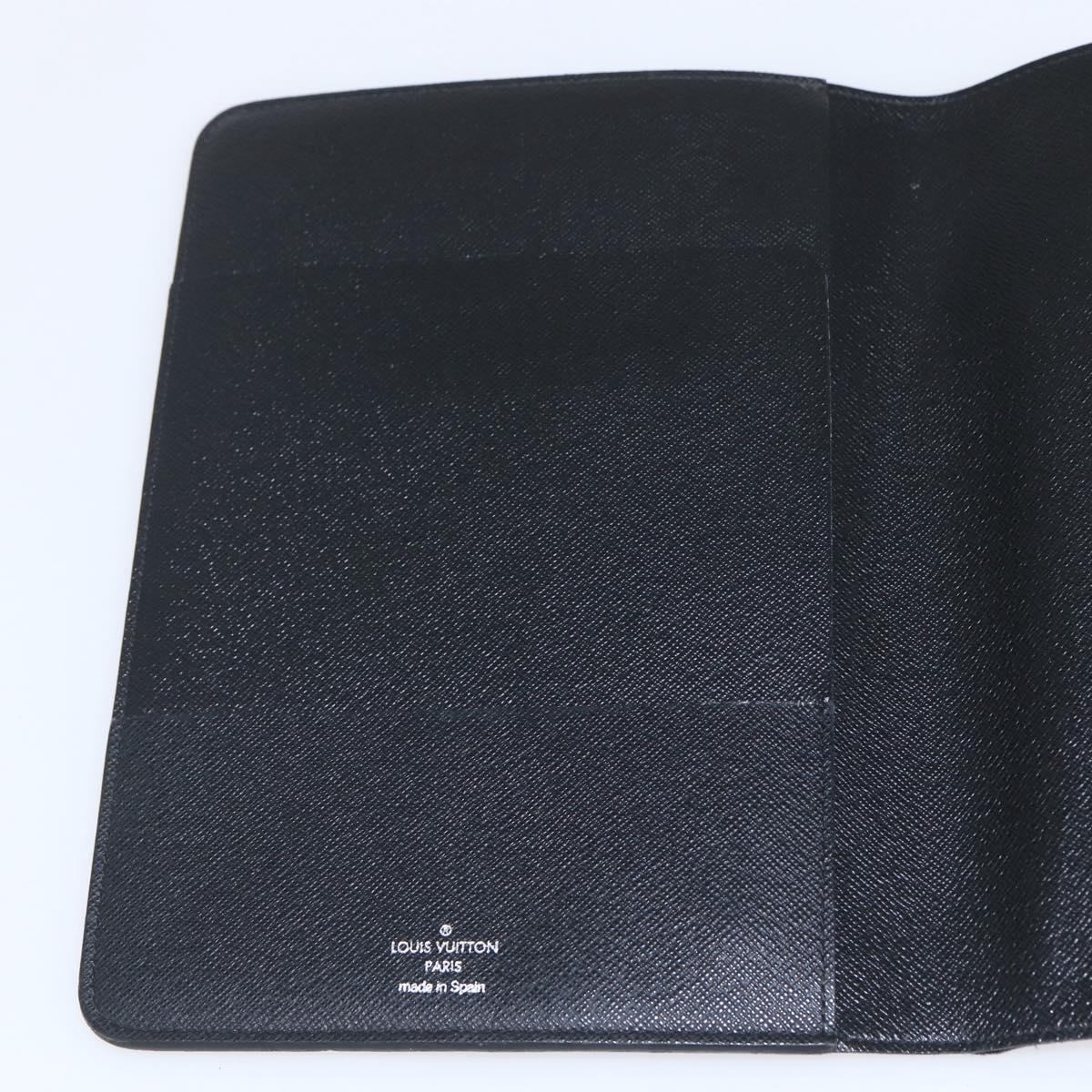 LOUIS VUITTON Damier Graphite Agenda Bureau Note Cover R20974 LV Auth 164698