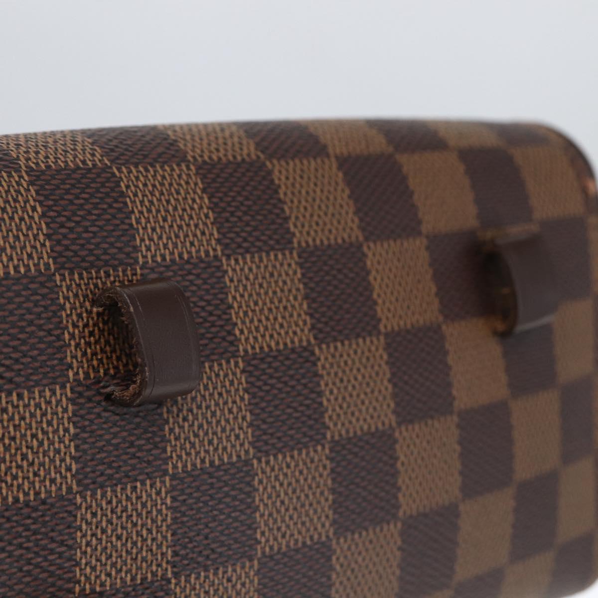 LOUIS VUITTON Damier Ebene Pochette Florentine Waist bag N51856 LV Auth 164702