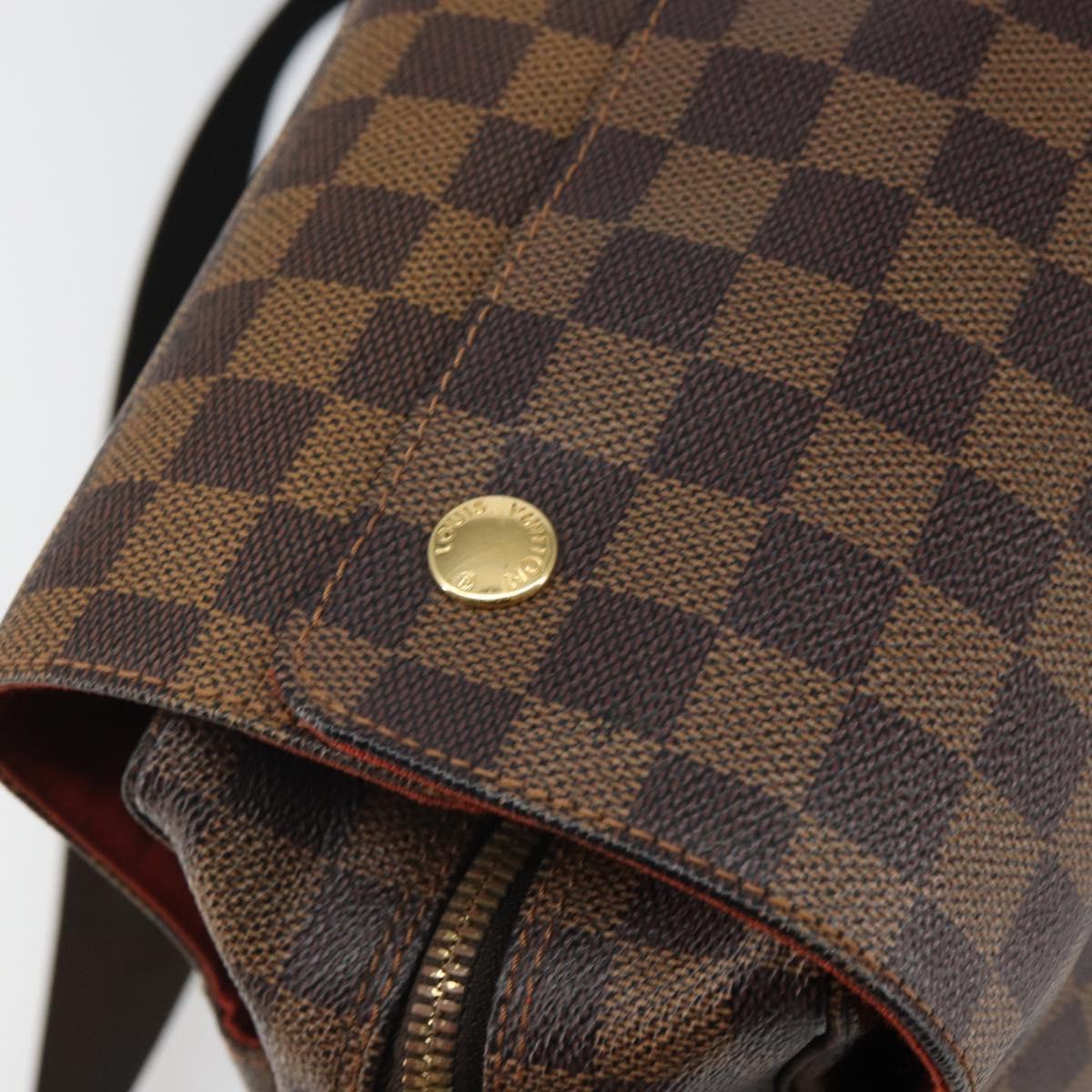 LOUIS VUITTON Damier Ebene Naviglio Shoulder Bag N45255 LV Auth 164752