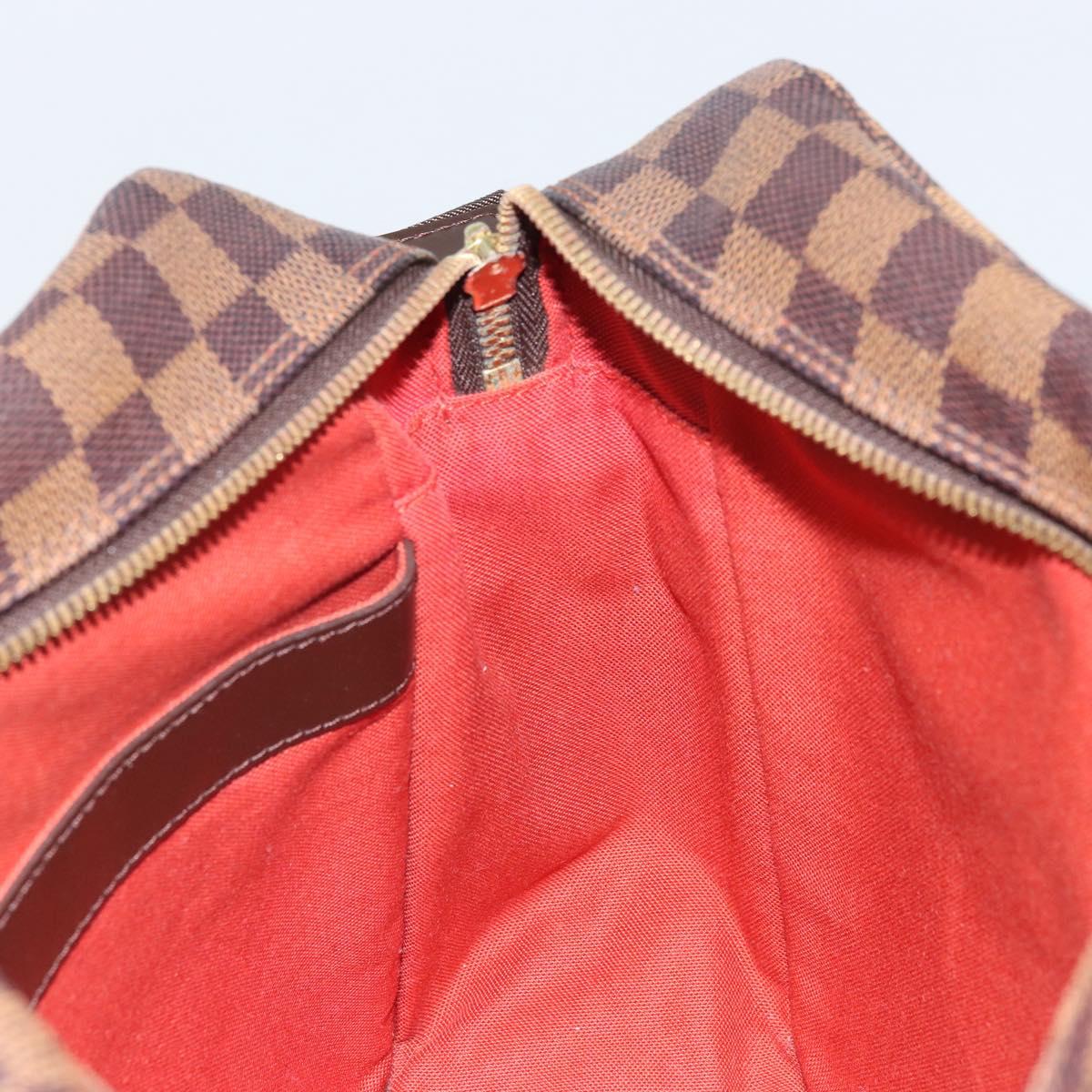 LOUIS VUITTON Damier Ebene Naviglio Shoulder Bag N45255 LV Auth 164752