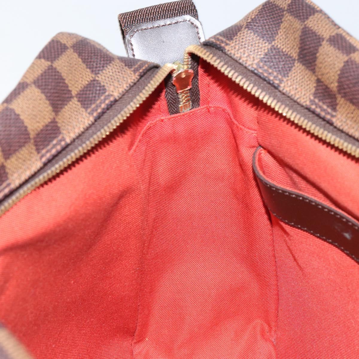 LOUIS VUITTON Damier Ebene Naviglio Shoulder Bag N45255 LV Auth 164752
