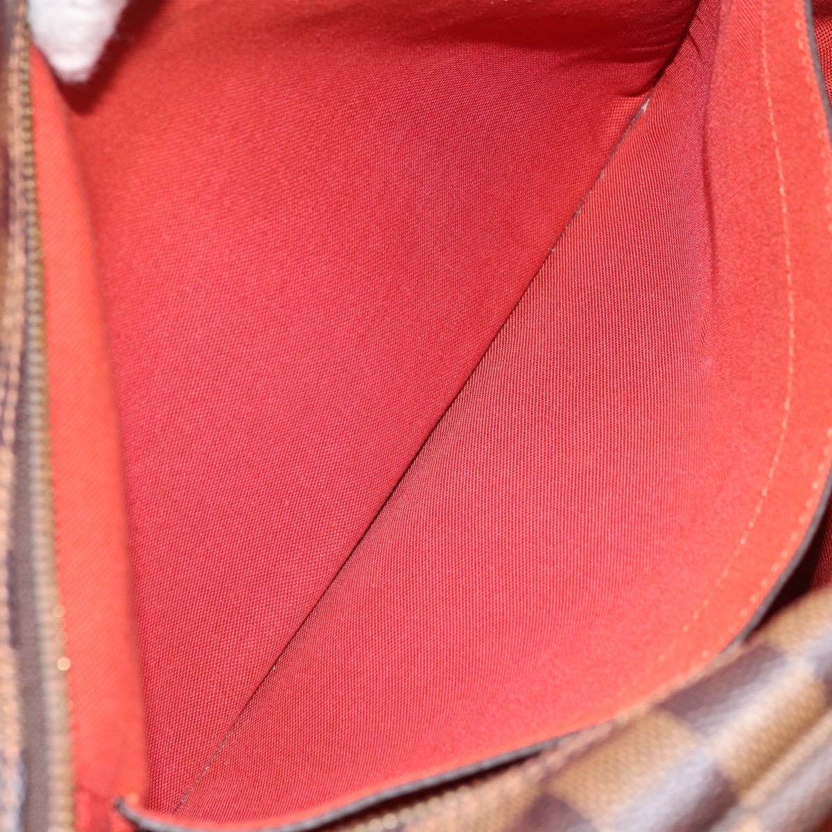 LOUIS VUITTON Damier Ebene Naviglio Shoulder Bag N45255 LV Auth 164752