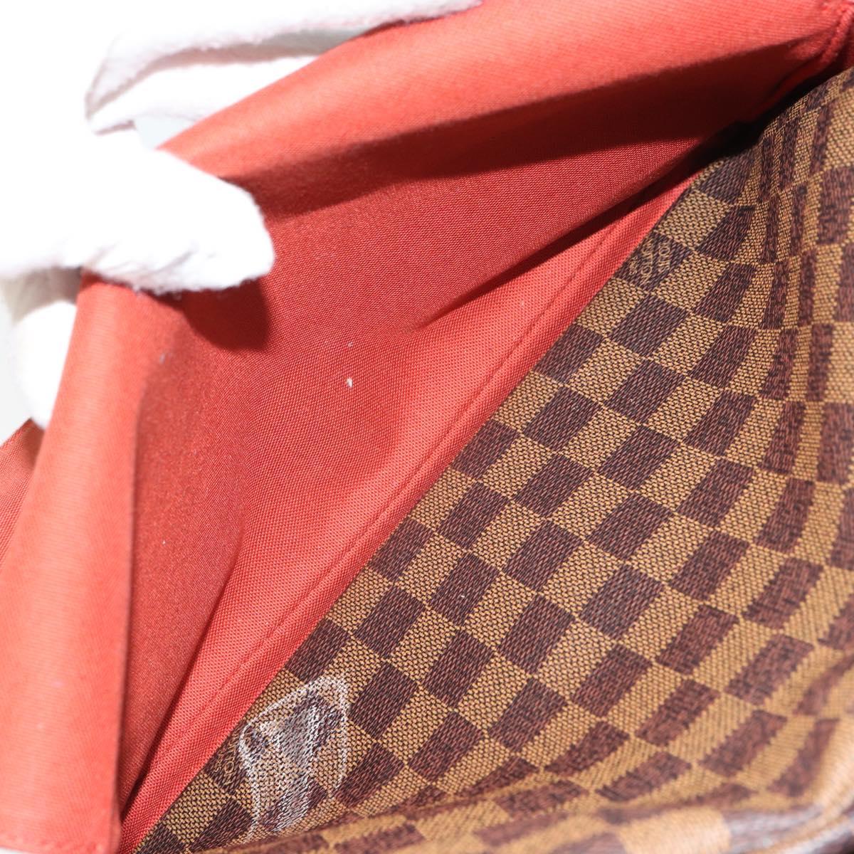 LOUIS VUITTON Damier Ebene Naviglio Shoulder Bag N45255 LV Auth 164752