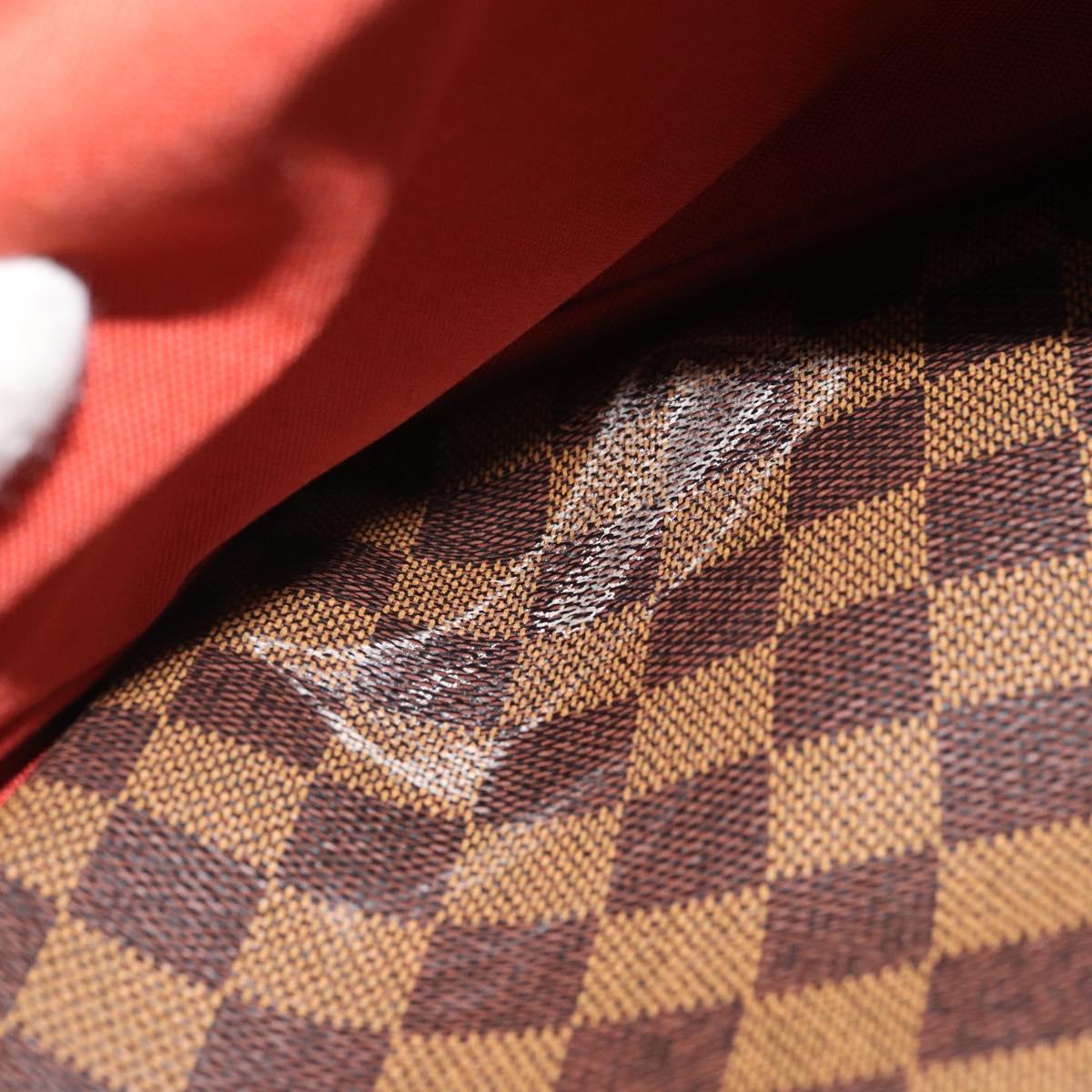 LOUIS VUITTON Damier Ebene Naviglio Shoulder Bag N45255 LV Auth 164752