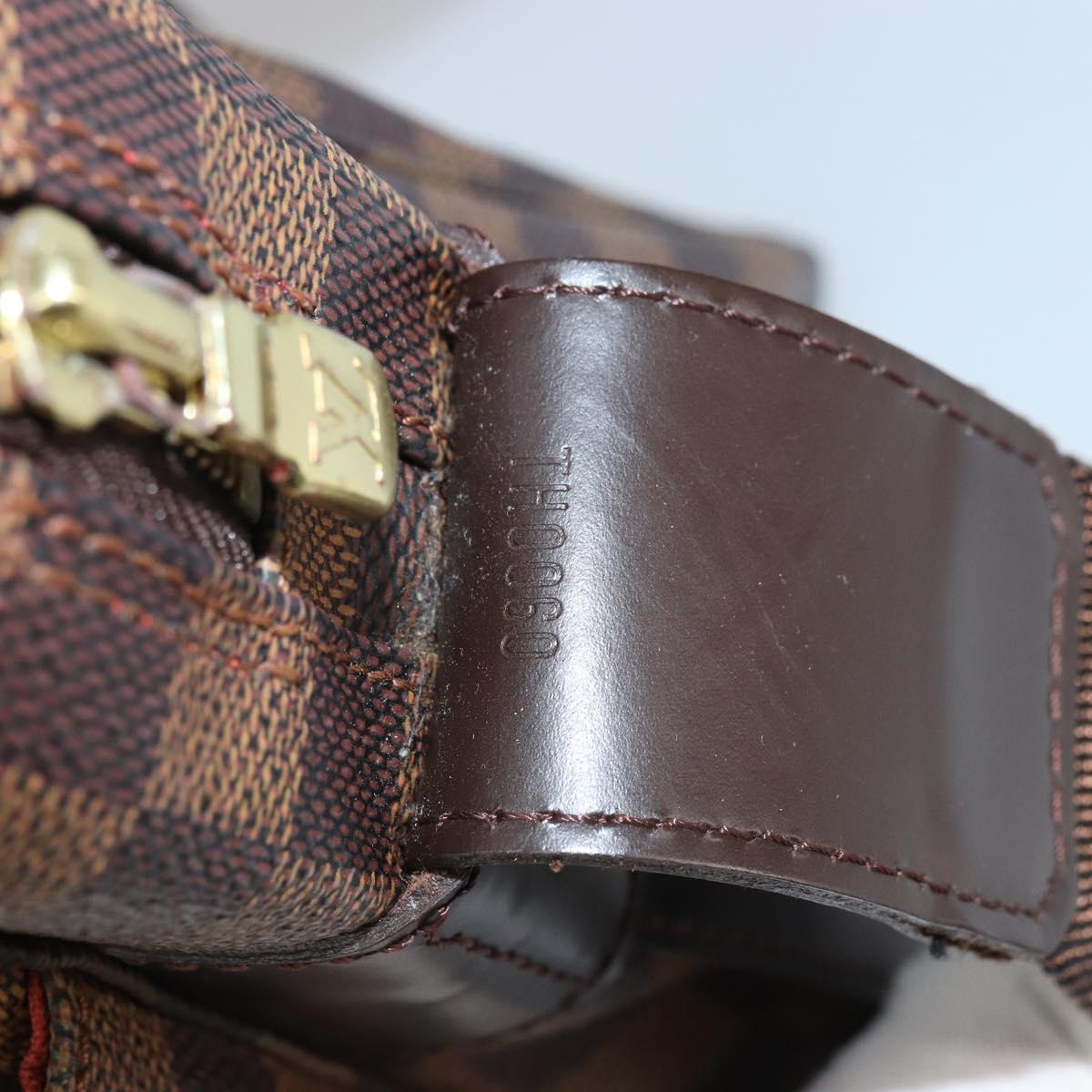 LOUIS VUITTON Damier Ebene Naviglio Shoulder Bag N45255 LV Auth 164752