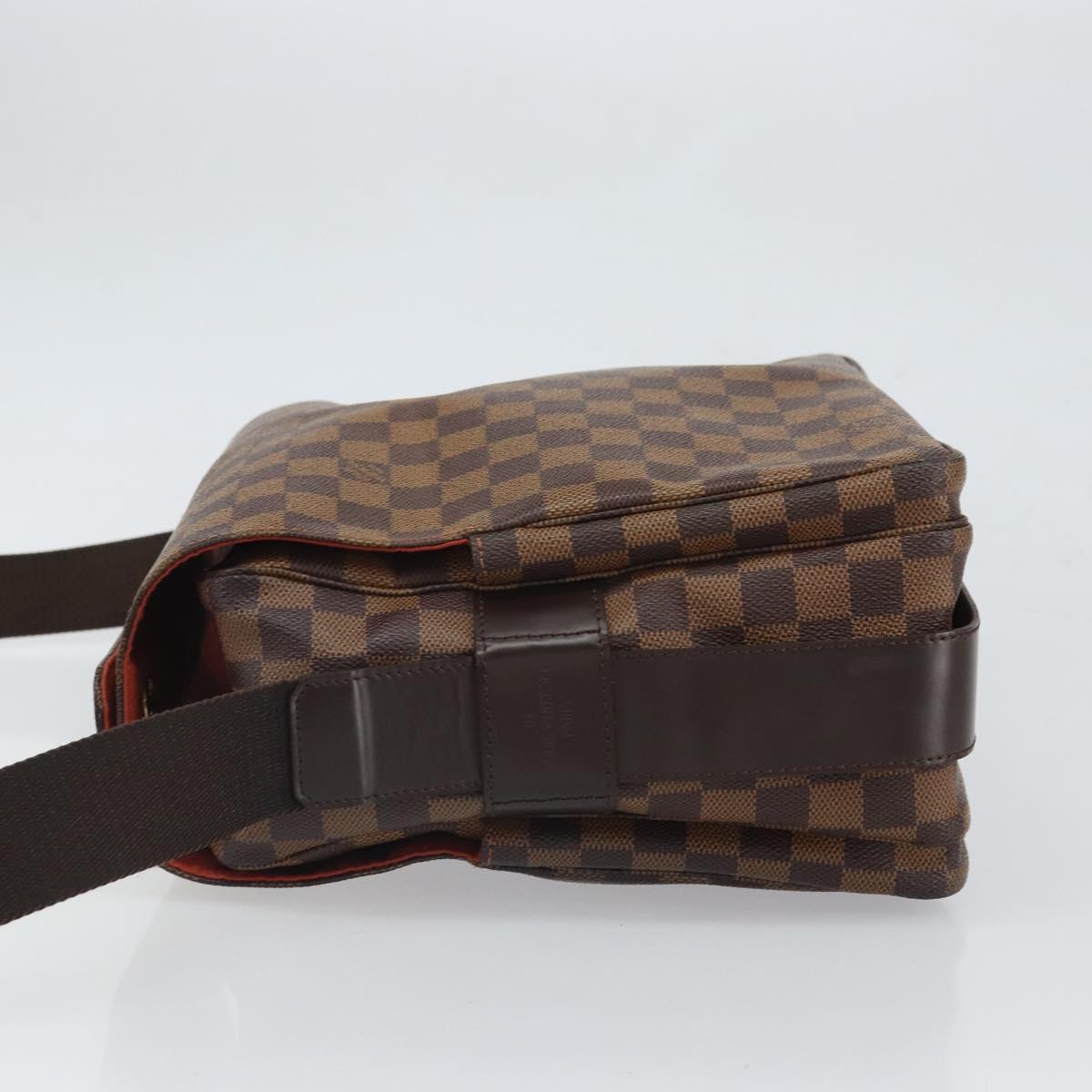 LOUIS VUITTON Damier Ebene Naviglio Shoulder Bag N45255 LV Auth 164752