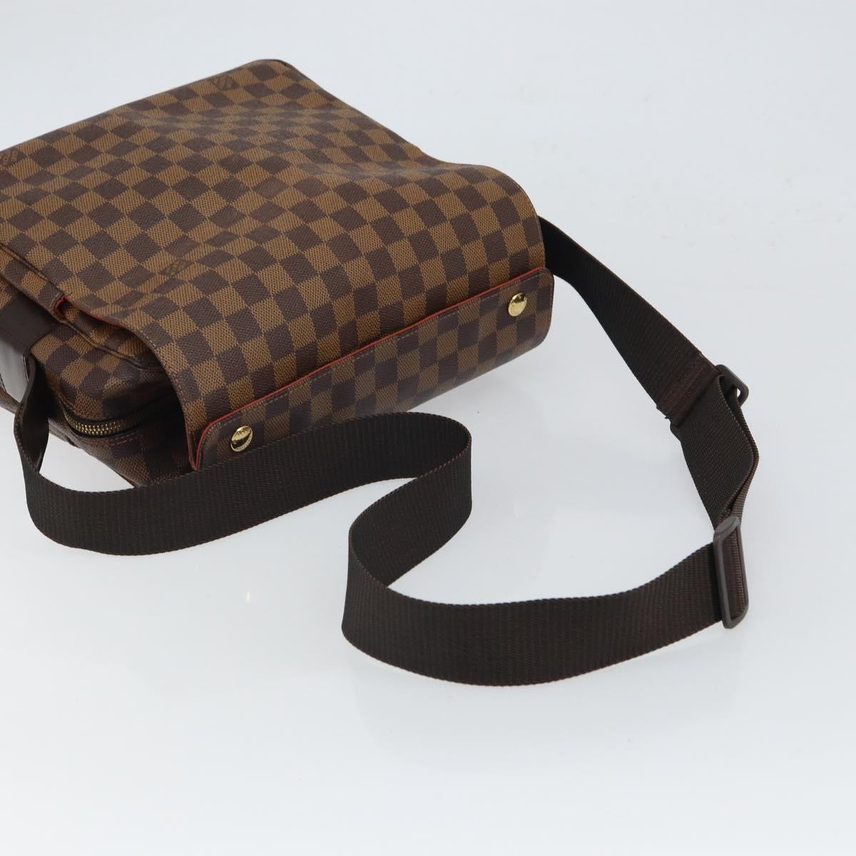 LOUIS VUITTON Damier Ebene Naviglio Shoulder Bag N45255 LV Auth 164752