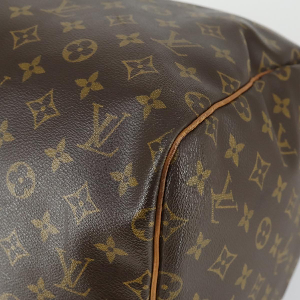 LOUIS VUITTON Monogram Keepall 55 Boston Bag M41424 LV Auth 164765