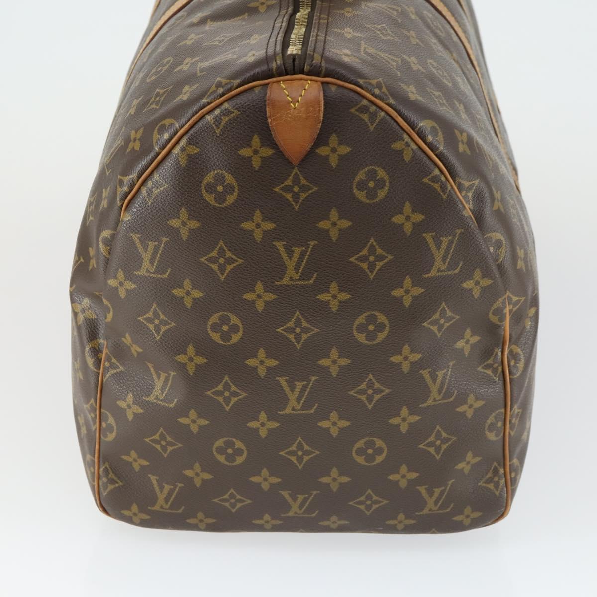 LOUIS VUITTON Monogram Keepall 55 Boston Bag M41424 LV Auth 164765
