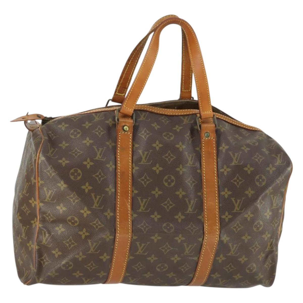 LOUIS VUITTON Monogram Sac Souple 45 Boston Bag M41624 LV Auth 164767