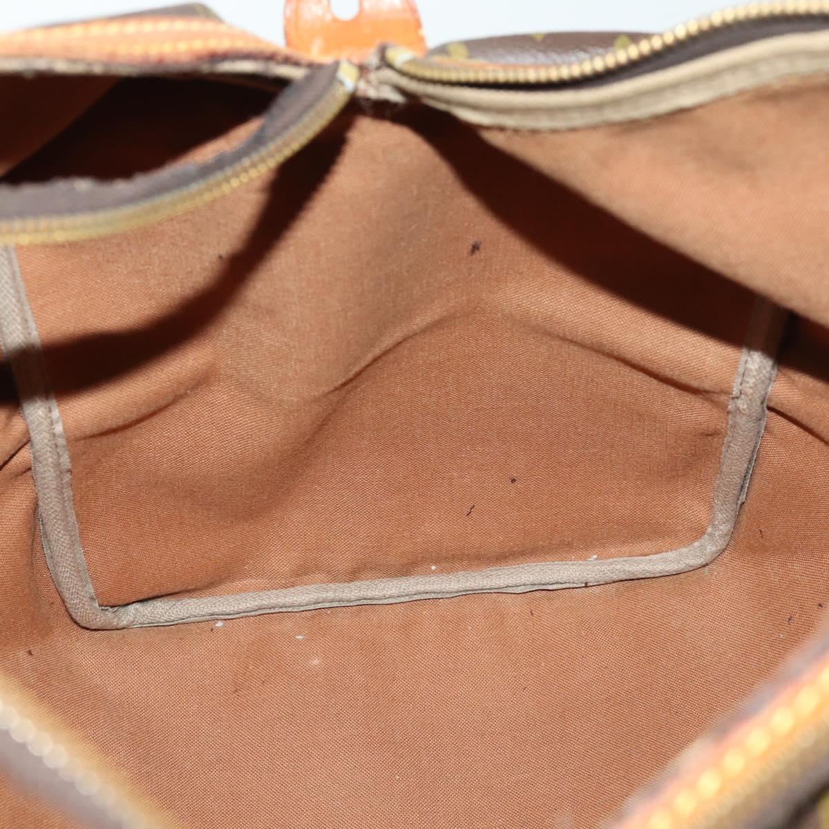 LOUIS VUITTON Monogram Sac Souple 45 Boston Bag M41624 LV Auth 164767