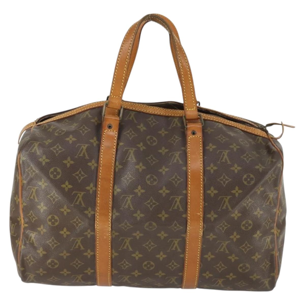 LOUIS VUITTON Monogram Sac Souple 45 Boston Bag M41624 LV Auth 164767