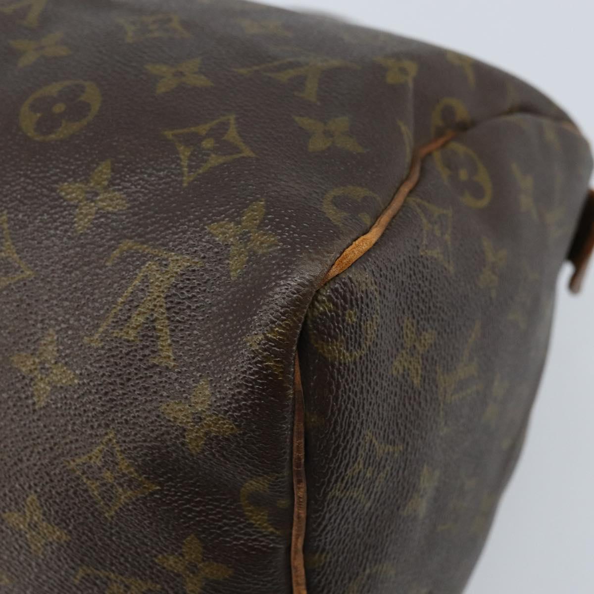 LOUIS VUITTON Monogram Speedy 30 Hand Bag M41526 LV Auth 164790