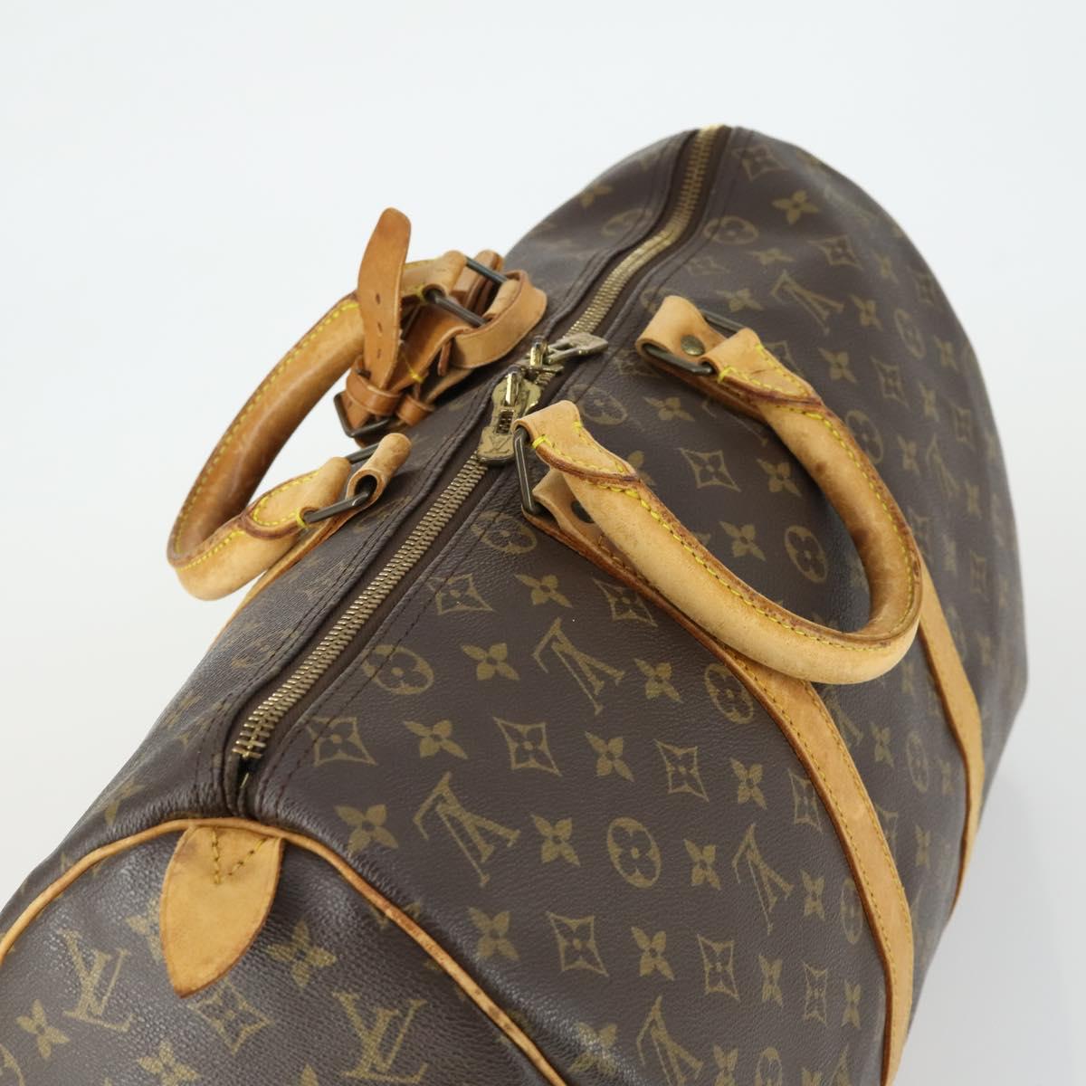 LOUIS VUITTON Monogram Keepall 45 Boston Bag M41428 LV Auth 164802