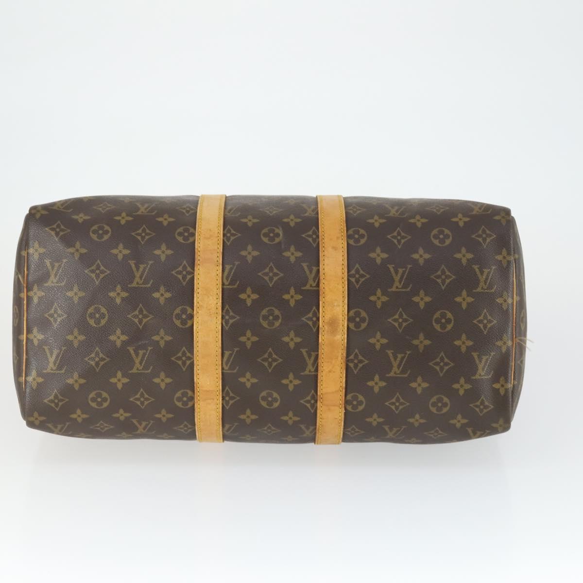 LOUIS VUITTON Monogram Keepall 45 Boston Bag M41428 LV Auth 164802