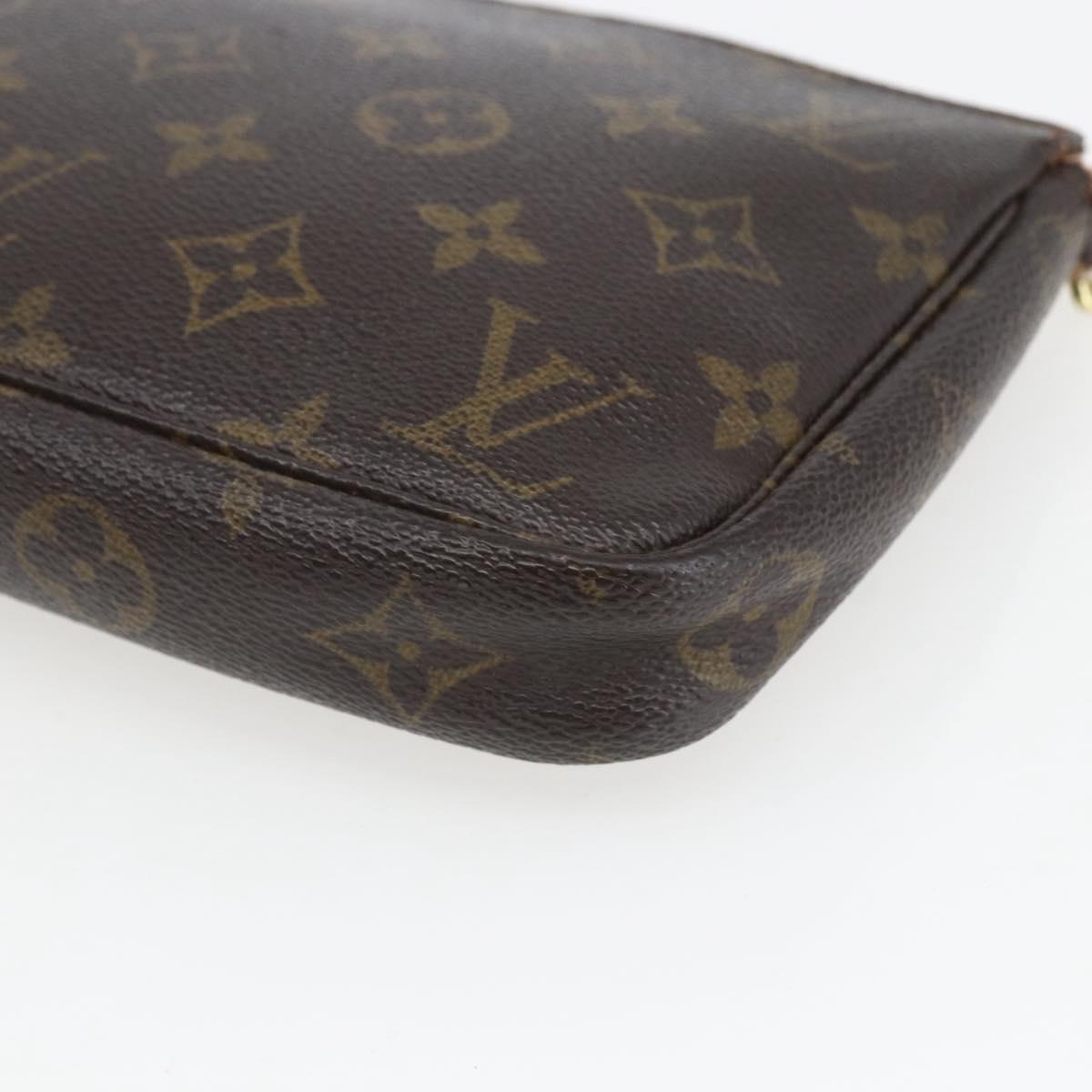 LOUIS VUITTON Monogram Pochette Accessoires Pouch M51980 LV Auth 164808