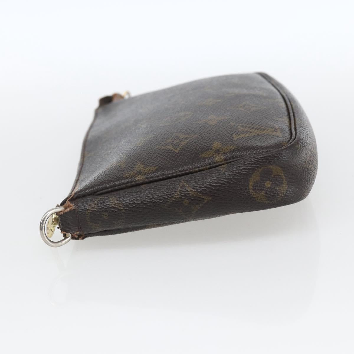 LOUIS VUITTON Monogram Pochette Accessoires Pouch M51980 LV Auth 164808