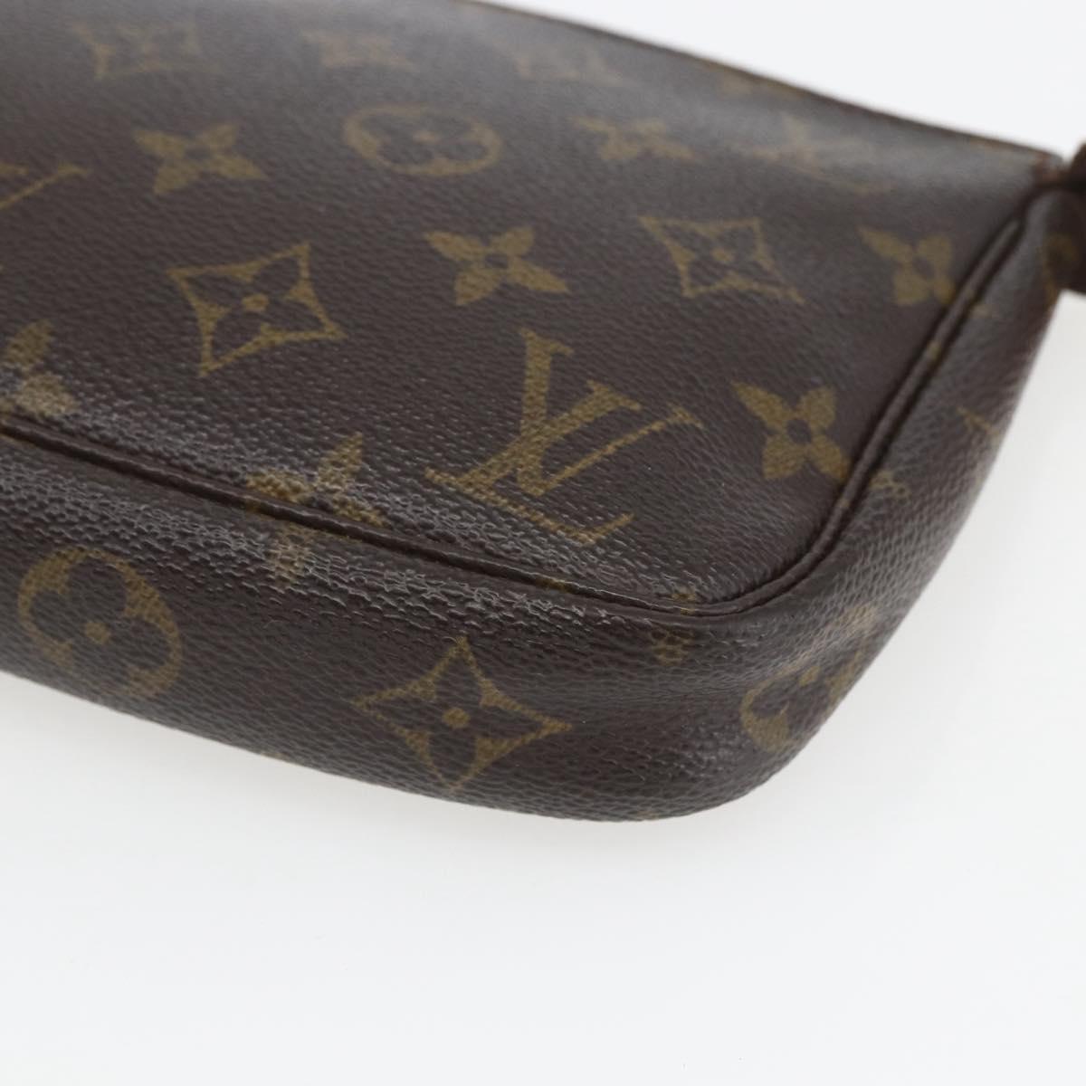 LOUIS VUITTON Monogram Pochette Accessoires Pouch M51980 LV Auth 164808
