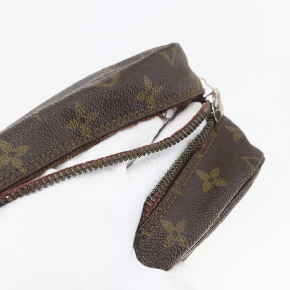 LOUIS VUITTON Monogram Trousse Toilette 28 Clutch Bag M47522 LV Auth 164811